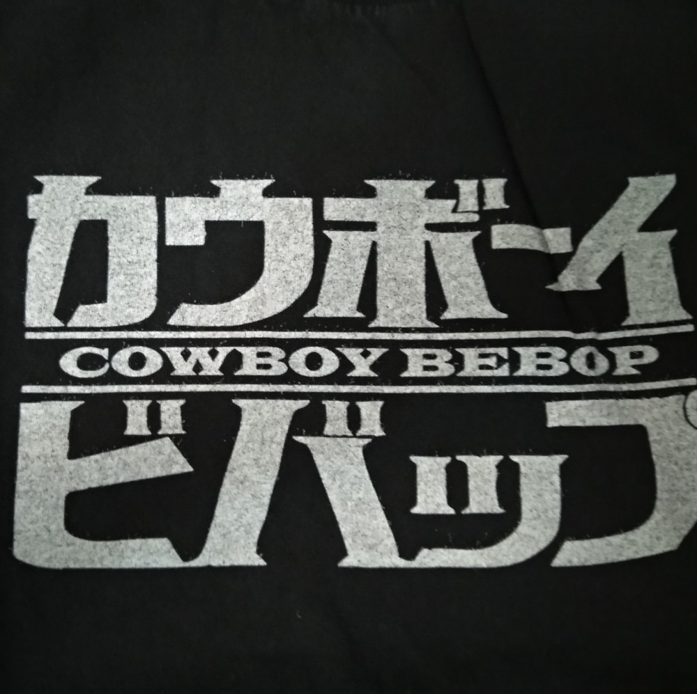 Large vintage cowboy bebop shirt.
